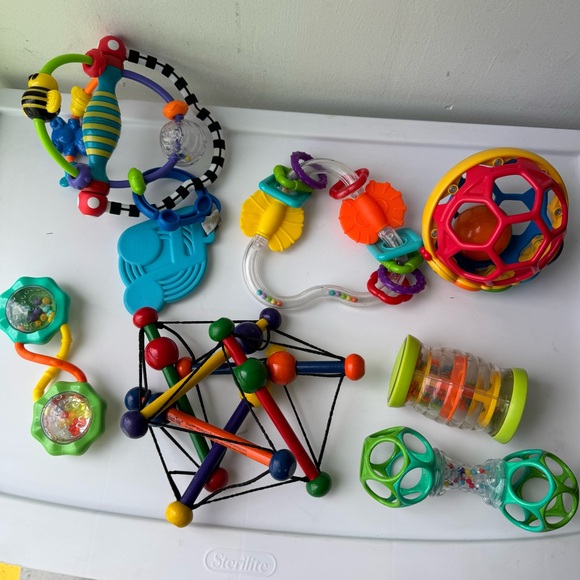 Amazon Other - Baby toy lot rattles teethers sensory infant